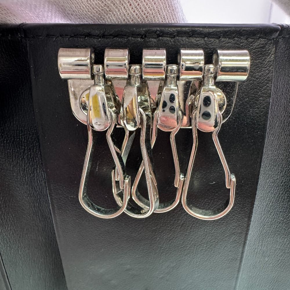 Prada Triangle Logo Key Case Key Holder — view 6