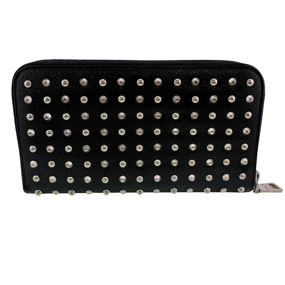 Prada Zip Around Studded Wallet — view 2