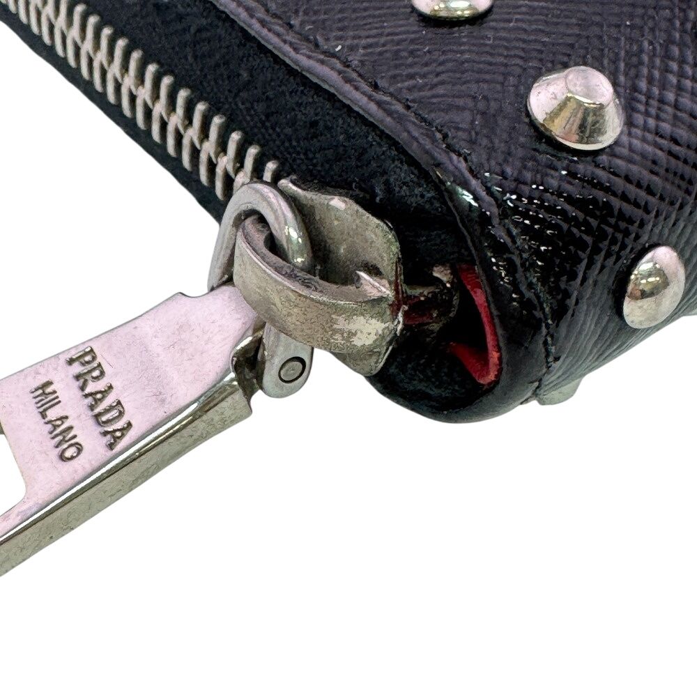 Prada Zip Around Studded Wallet — view 3
