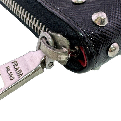 Prada Zip Around Studded Wallet — view 3