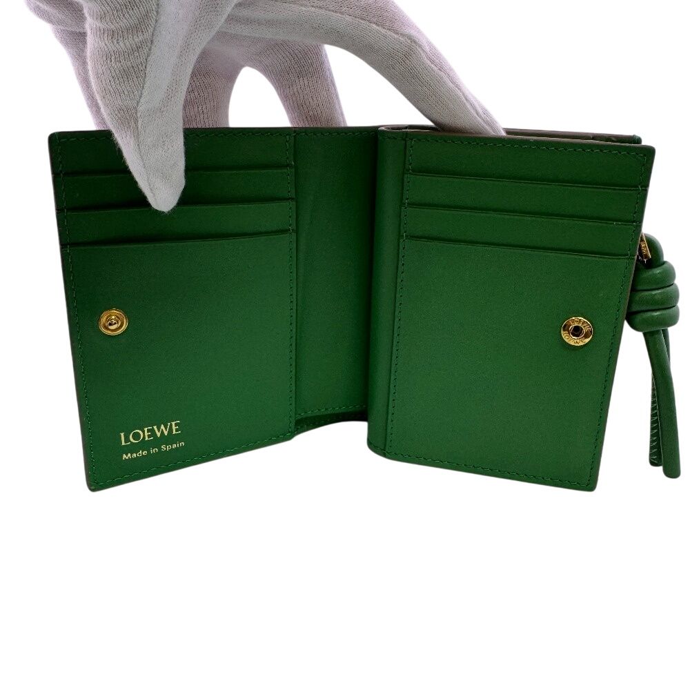 Loewe Compact Zip Knot Bifold Wallet — view 6