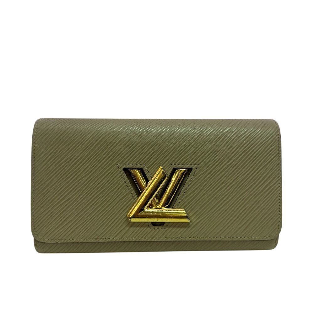 Louis Vuitton Bifold LV Twist Lock Portefeuille Epi Wallet