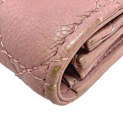 Dior Coin Purse Compact Wallet Mini Quilted Cannage Bifold Caro Case — view 4