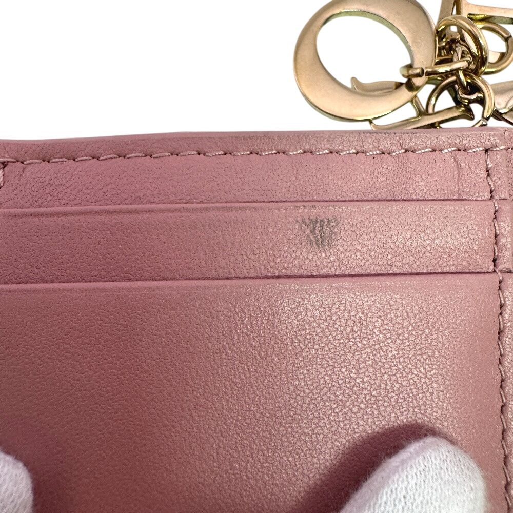 Dior Compact Wallet Cannage Lotus Lady Dior Trifold Handbag — view 7