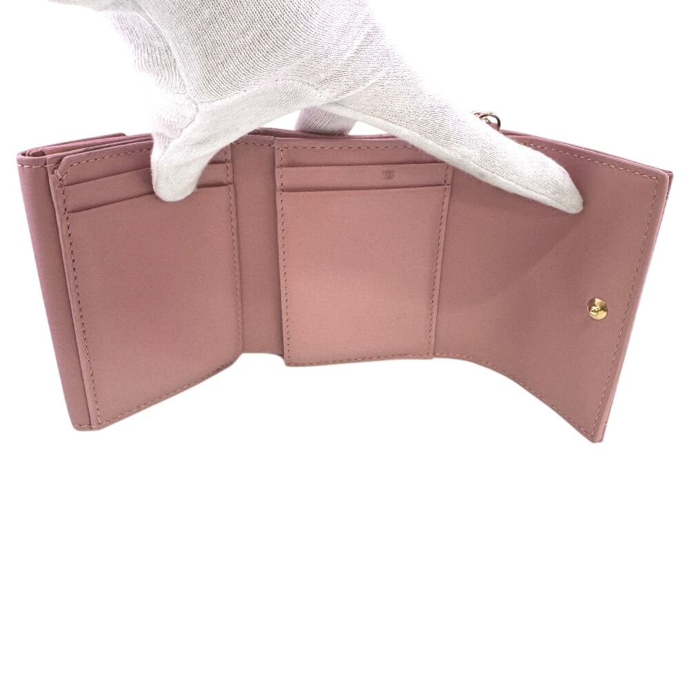 Dior Compact Wallet Cannage Lotus Lady Dior Trifold Handbag — view 6