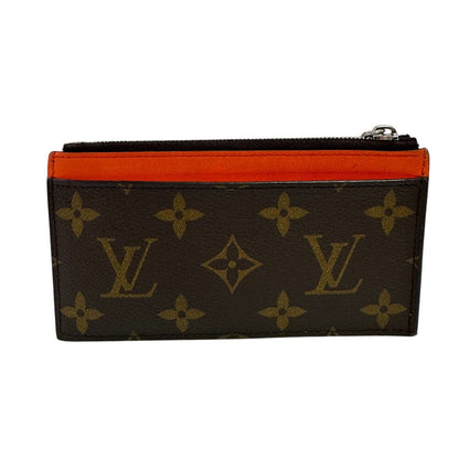 Louis Vuitton Card Case Business Holder Coin Monogram Macassar
