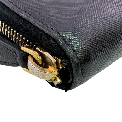 Prada Triangle Logo Zip Around Wallet — view 3