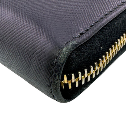 Prada Triangle Logo Zip Around Wallet — view 4