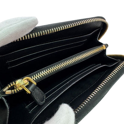 Prada Triangle Logo Zip Around Wallet — view 5