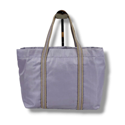 Prada Logo Embroidery Mini Tote Light Purple Tessuto — view 2
