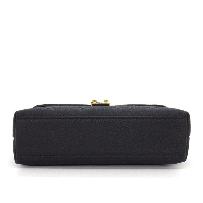 Louis Vuitton Handbag Nano Madeleine Noir Monogram Empreinte Leather Gold — view 4