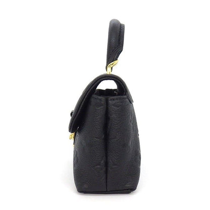Louis Vuitton Handbag Nano Madeleine Noir Monogram Empreinte Leather Gold — view 3