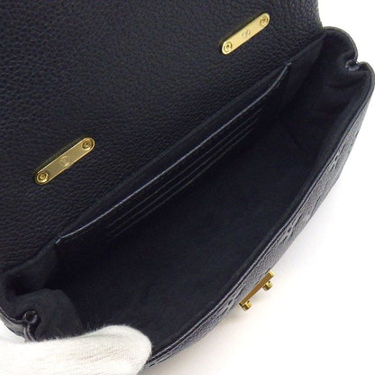 Louis Vuitton Handbag Nano Madeleine Noir Monogram Empreinte Leather Gold — view 5