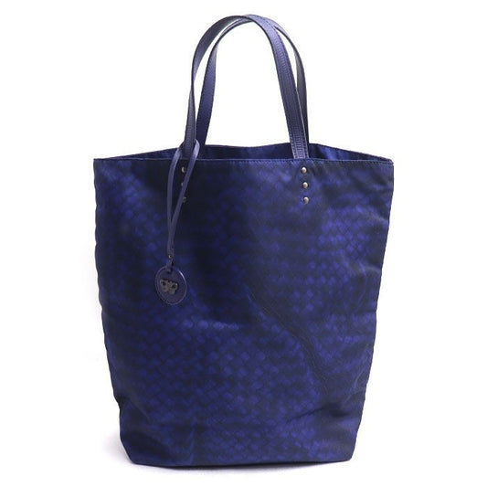 Bottega Veneta Intreccio Illusion Tote Blue Black
