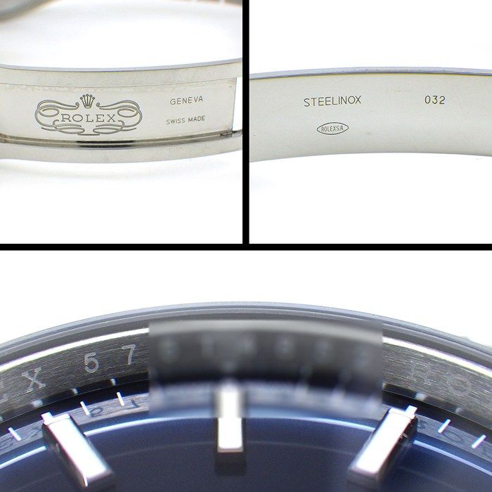 Rolex Watch Datejust Roulett Sunray Blue Dial Date Luminous Hands Index SS — view 5