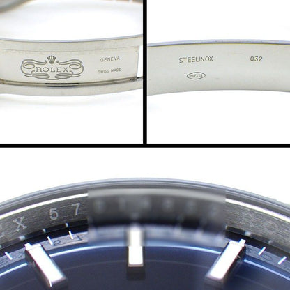 Rolex Watch Datejust Roulett Sunray Blue Dial Date Luminous Hands Index SS — view 5