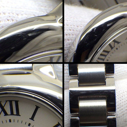 Cartier Watch Baron Blue SM Silver Dial Roman Index SS Quartz Analog — view 8