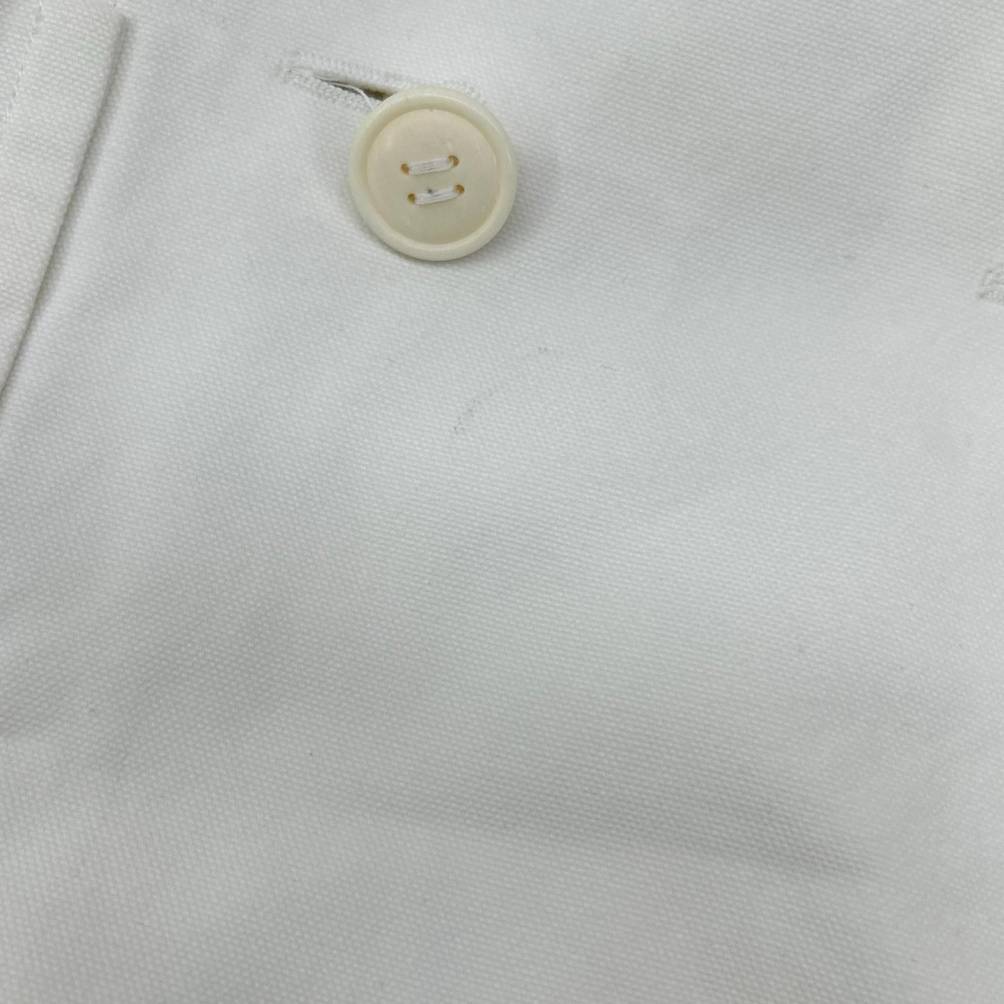 Hermes Martin Margiela Era White Cotton 100 Double Breasted Short Coat 36 — view 8