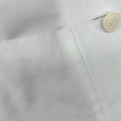 Hermes Martin Margiela Era White Cotton 100 Double Breasted Short Coat 36 — view 9