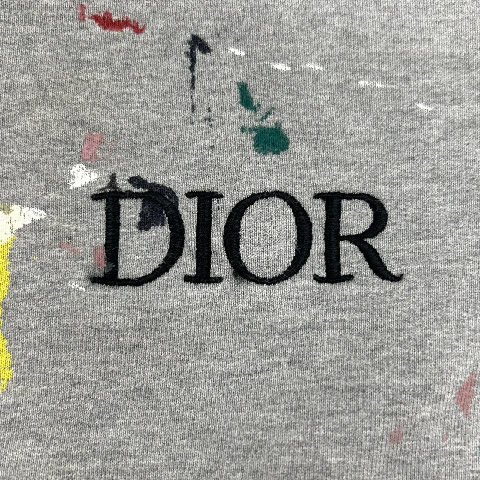 Dior Homme Gray Painting Print Oversized Sweatshirt — view 6