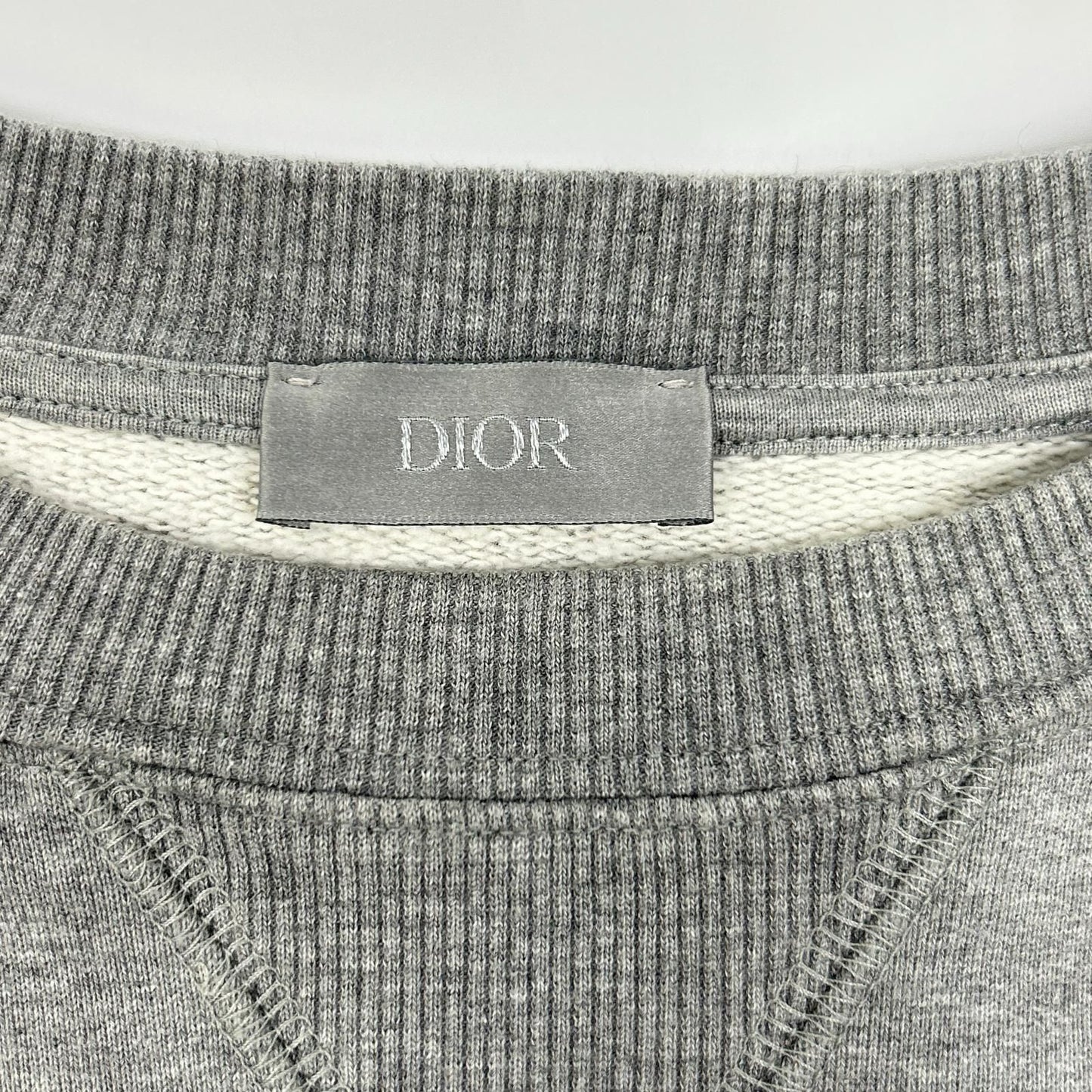 Dior Homme Gray Painting Print Oversized Sweatshirt — view 3