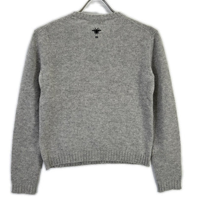 Dior Cashmere Embroidery Crew Neck Knit Sweater — view 2