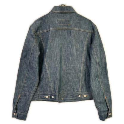Gucci Blue Cotton Leather Patch Jacket 52 — view 2