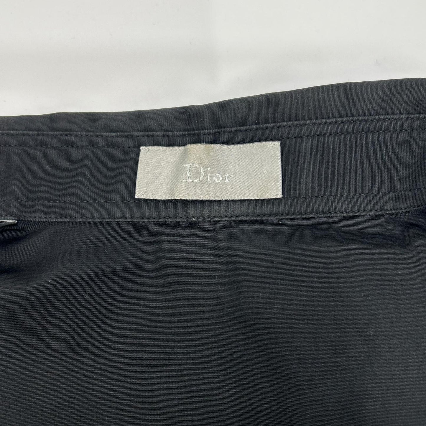 Dior Homme Era Black Bee Embroidery Style Dress Shirt 37 — view 4