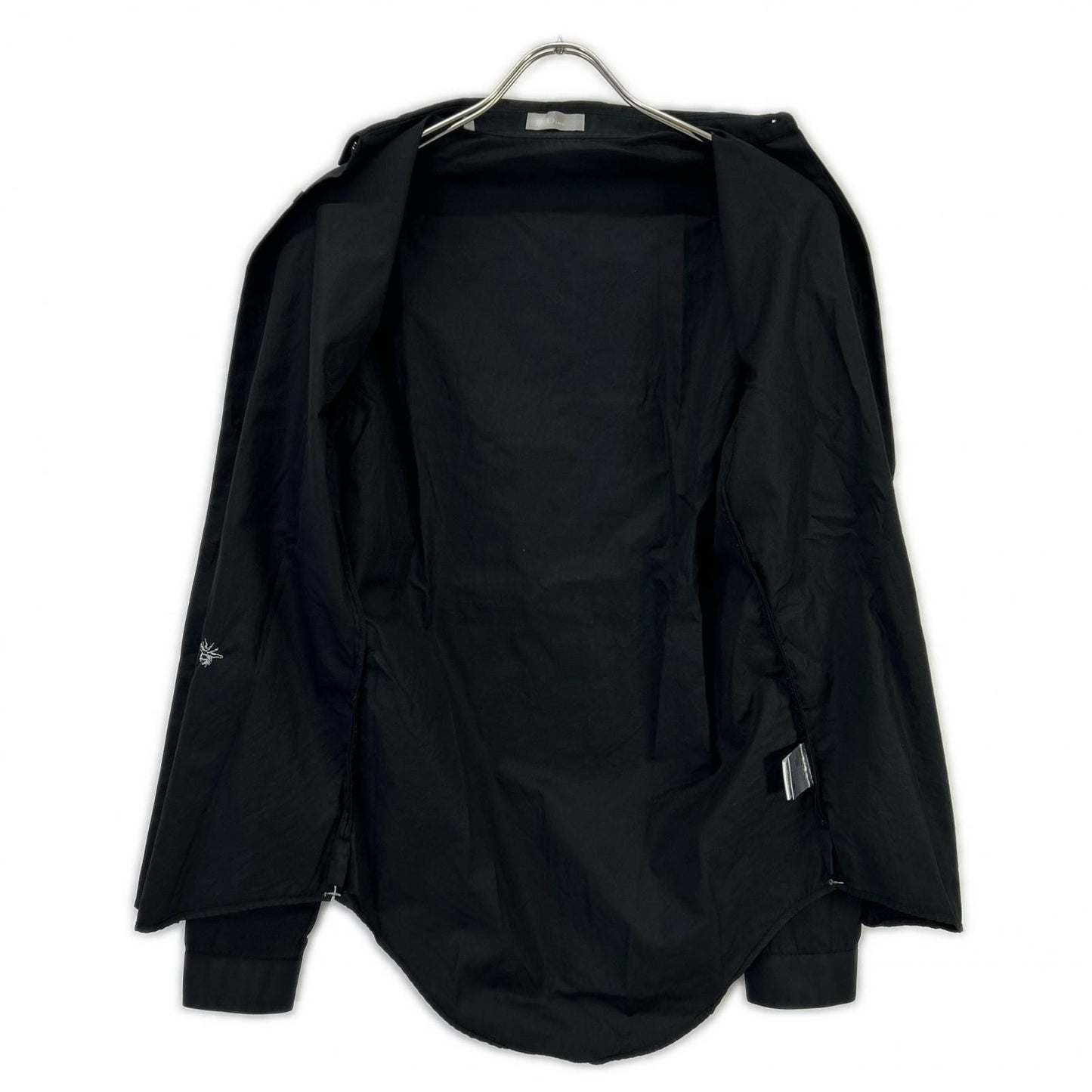 Dior Homme Era Black Bee Embroidery Style Dress Shirt 37 — view 3