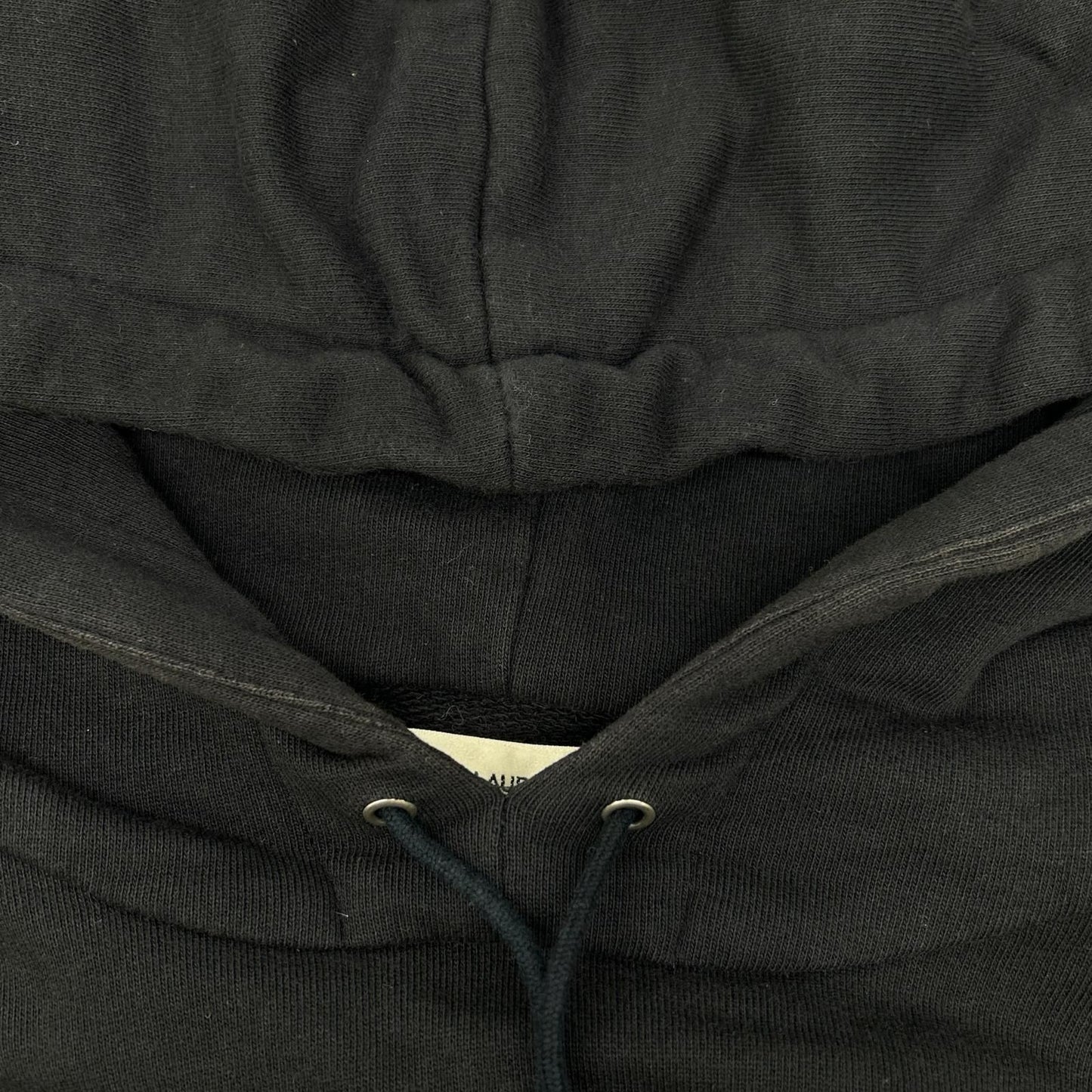 Saint Laurent Paris Black One Point Logo Hoodie XS — view 7