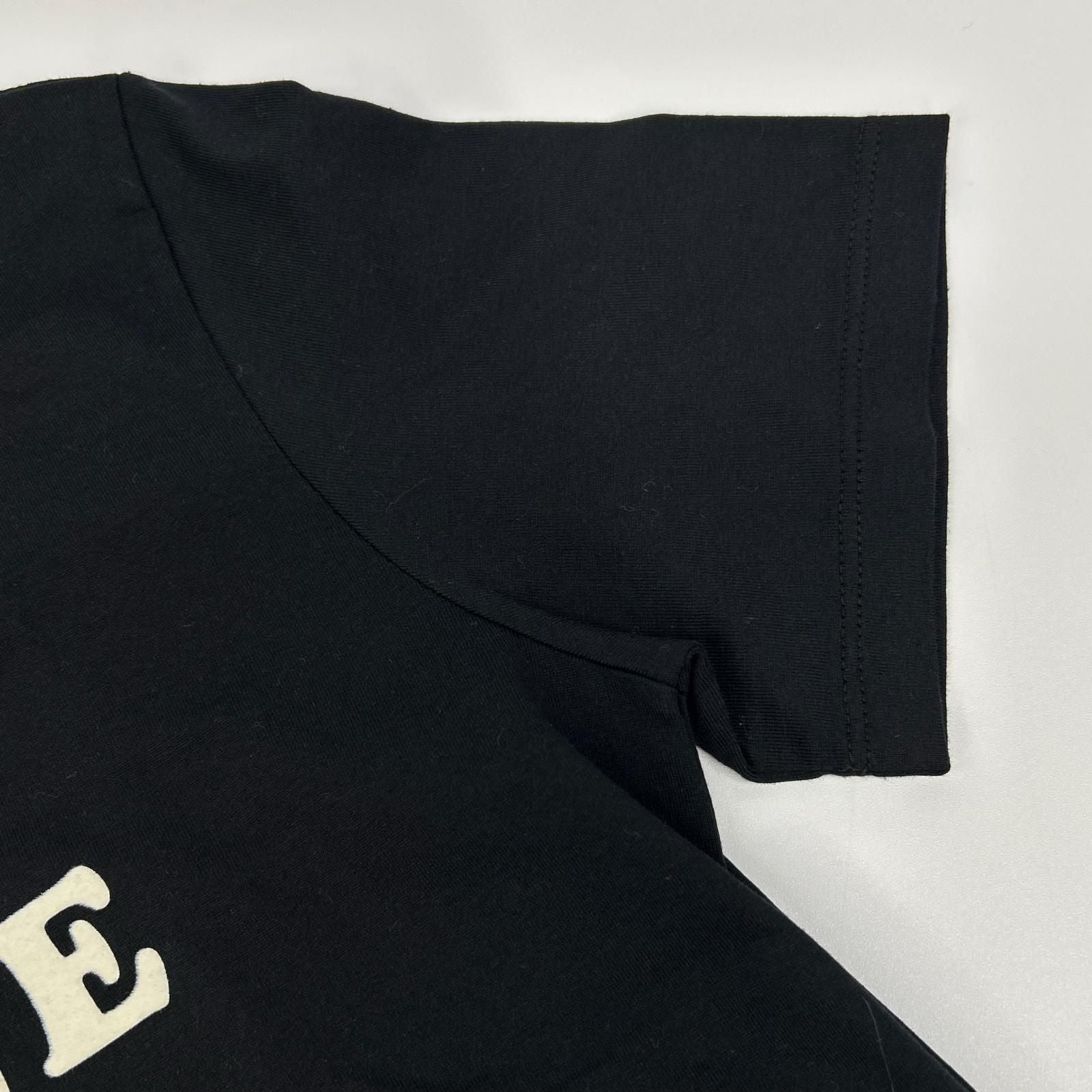 Celine Black Locky Print T-Shirt XS — view 7