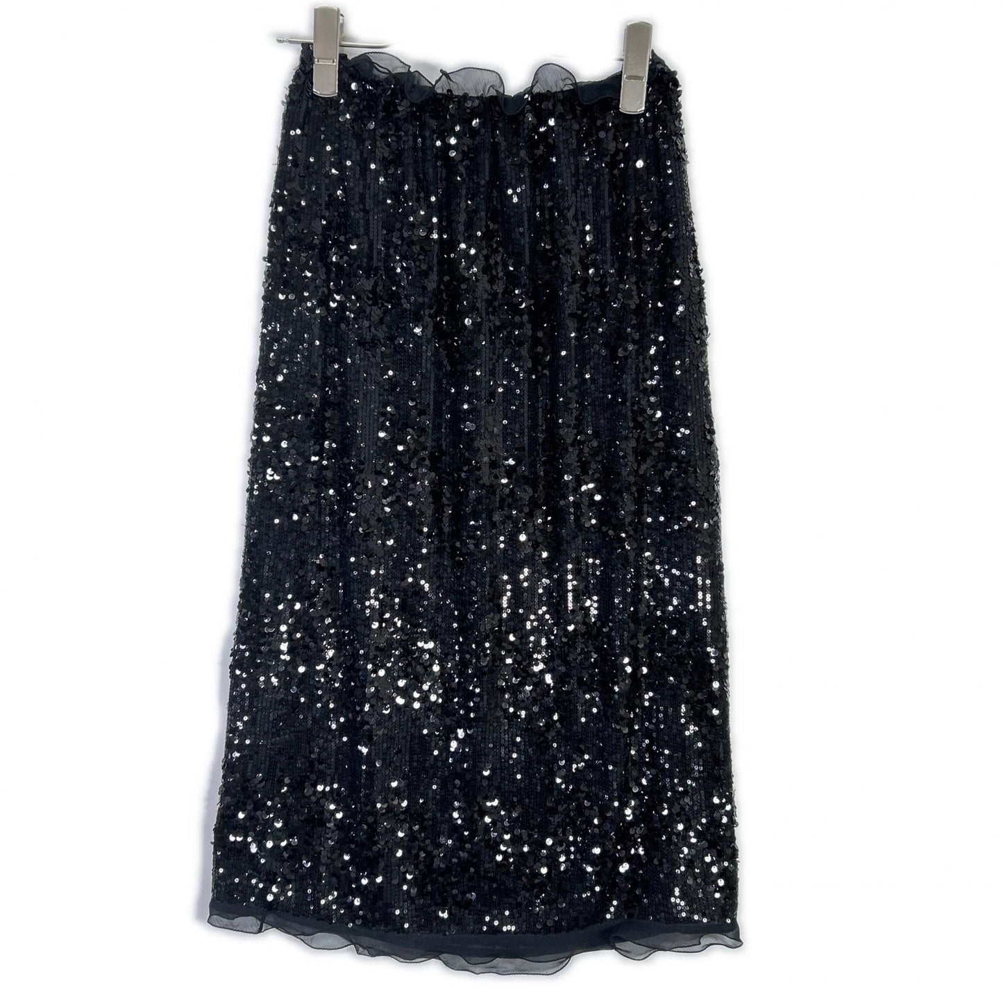 Fendi Black Sequin Skirt 36 — view 2