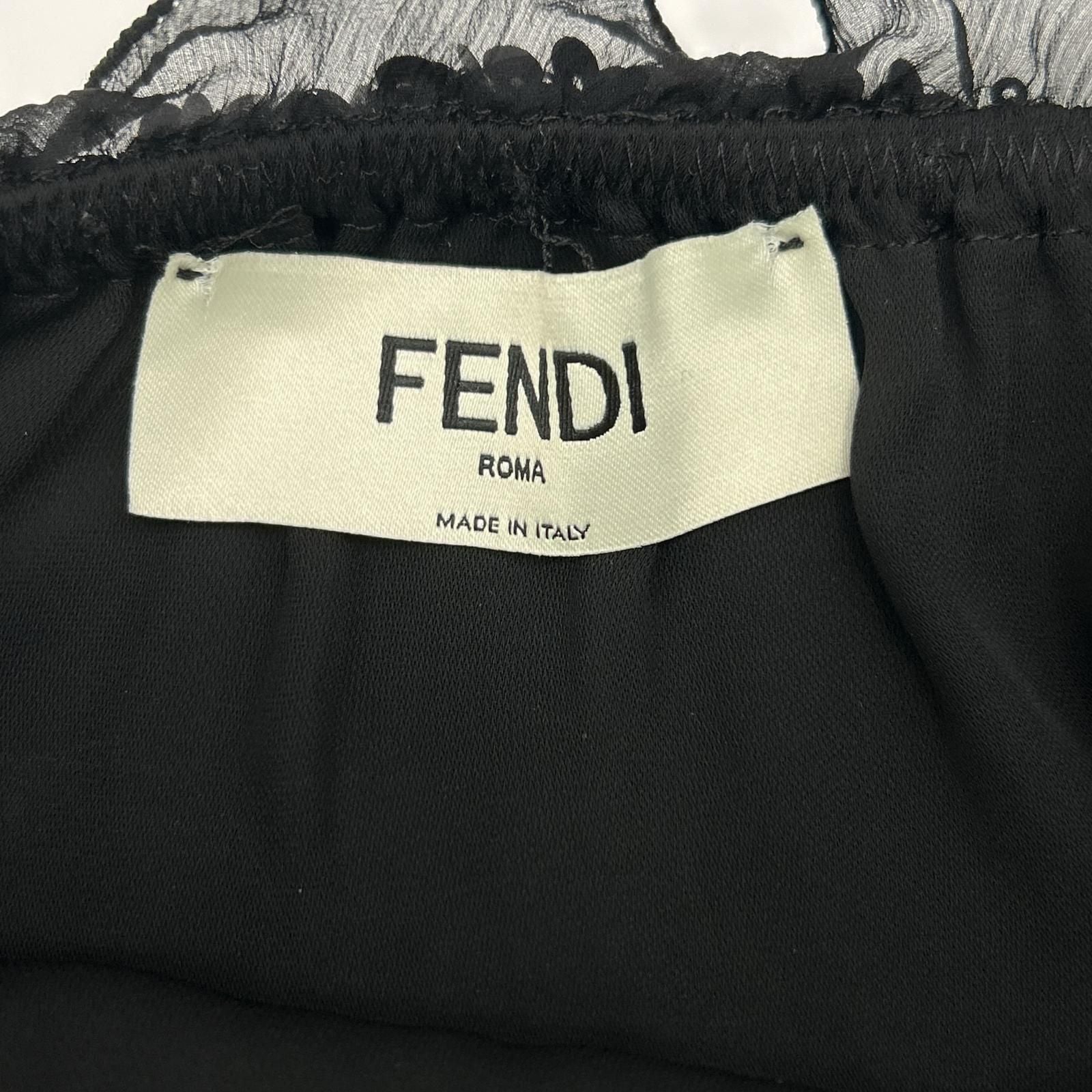 Fendi Black Sequin Skirt 36 — view 3