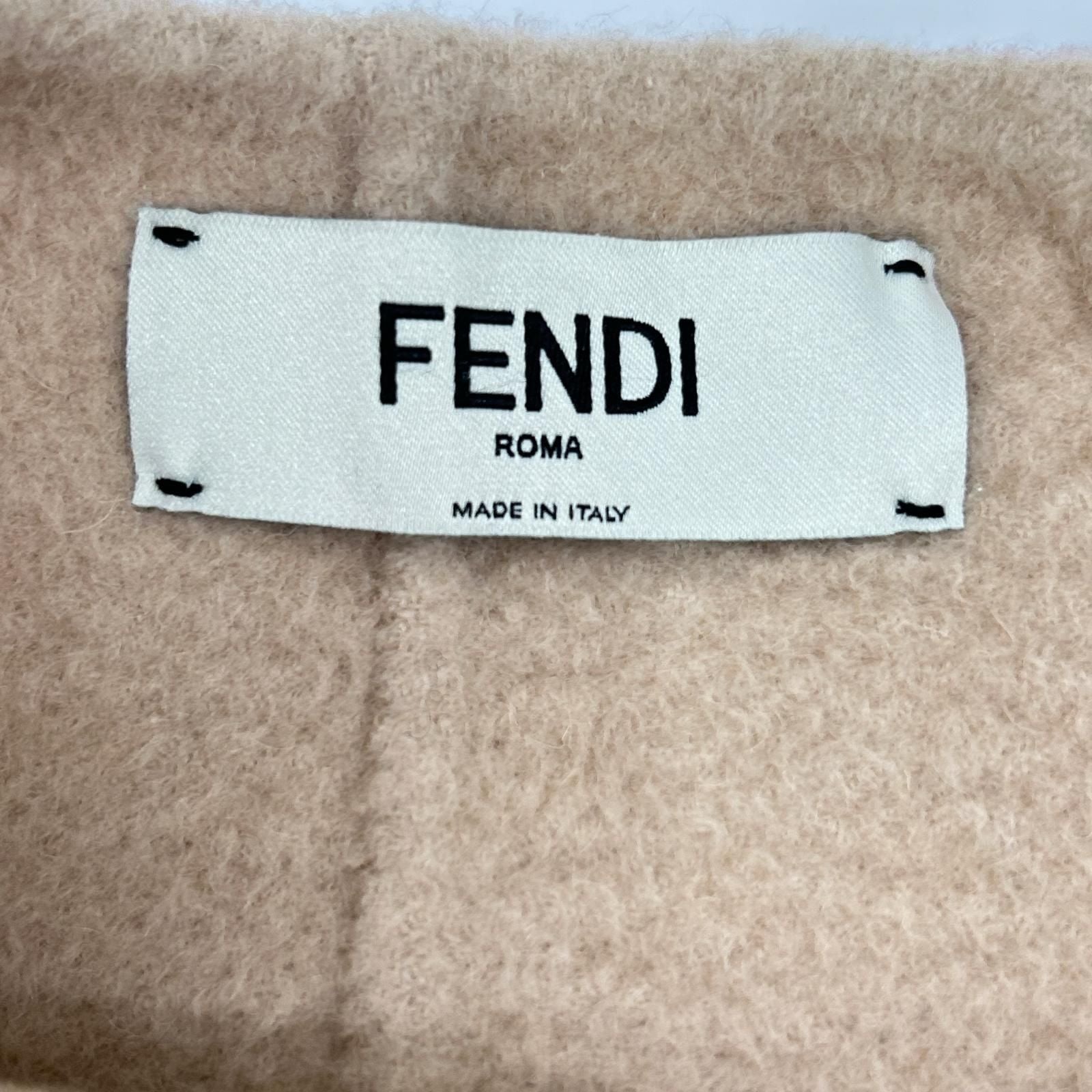 Fendi Pink Flannel Skirt 40 — view 3