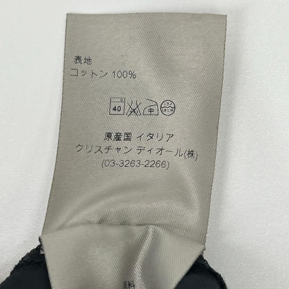 Dior Homme Navy Stand Collar Cotton Broad Dress Shirt 37 — view 6