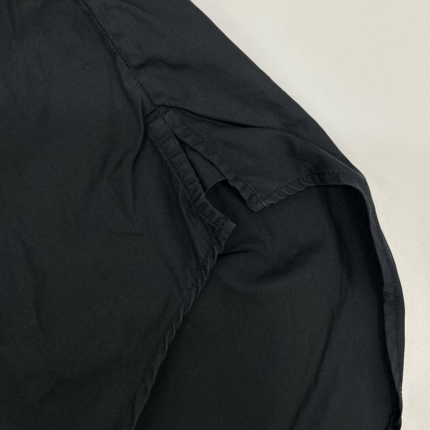 Dior Homme Navy Stand Collar Cotton Broad Dress Shirt 37 — view 9