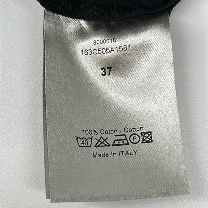 Dior Homme Navy Stand Collar Cotton Broad Dress Shirt 37 — view 5