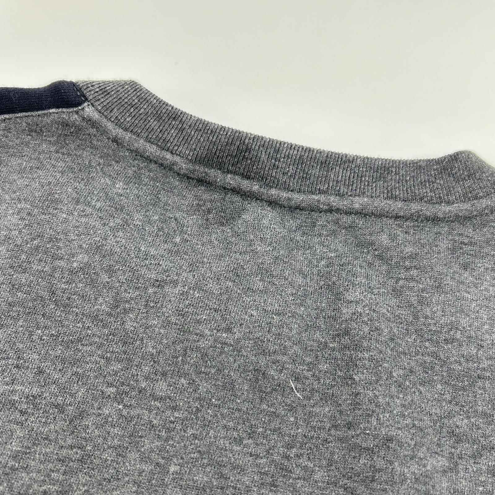 Hermes Charcoal Gray Black Cotton Shoulder Line Sweatshirt Pullover-m — view 6