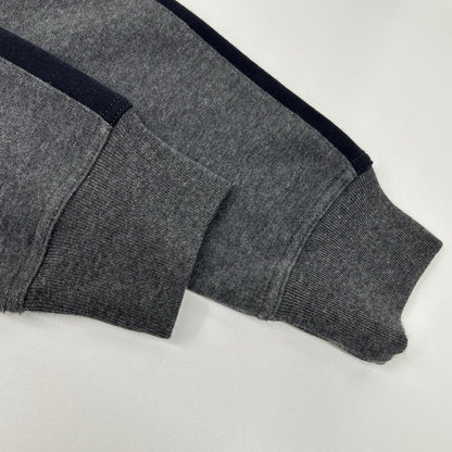 Hermes Charcoal Gray Black Cotton Shoulder Line Sweatshirt Pullover-m — view 8