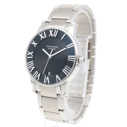 Tiffany & Co Atlas Dome Watch Stainless Steel Automatic Winding Overhauled — view 3
