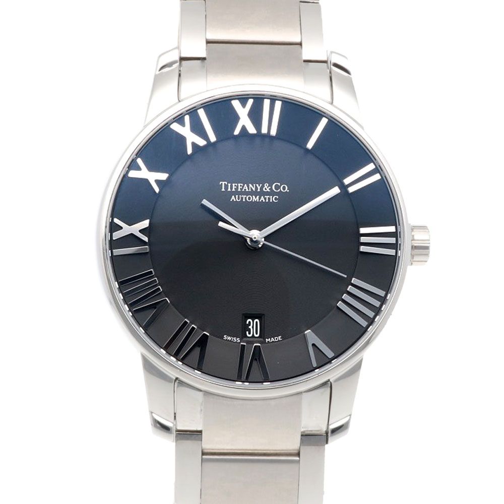 Tiffany & Co Atlas Dome Watch Stainless Steel Automatic Winding Overhauled