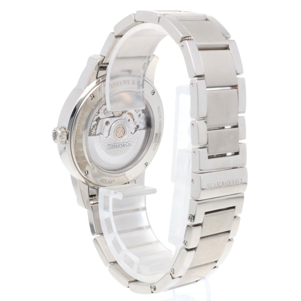Tiffany & Co Atlas Dome Watch Stainless Steel Automatic Winding Overhauled — view 5
