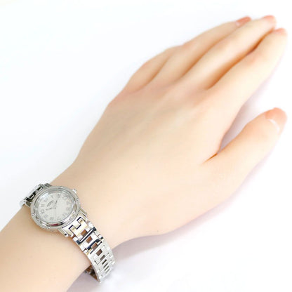 Hermes Clipper Watch Stainless Steel Quartz Overhauled — view 2