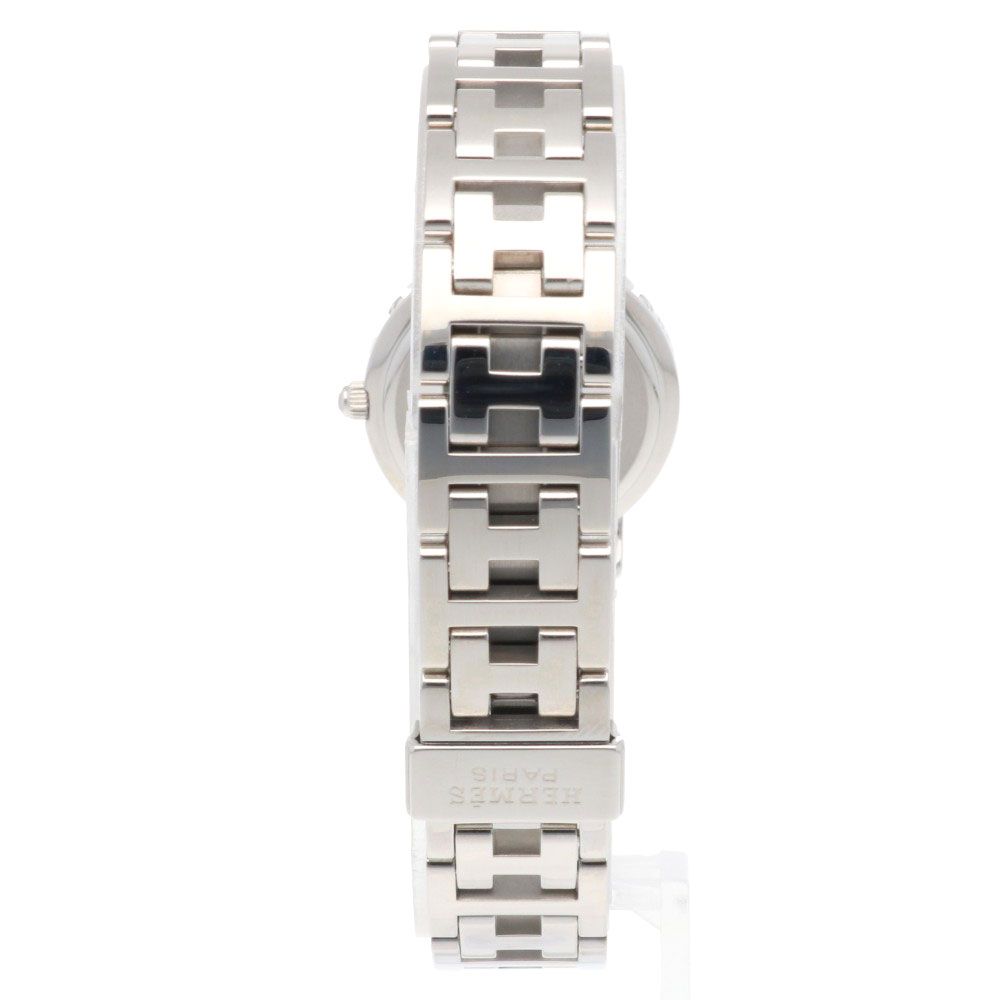 Hermes Clipper Watch Stainless Steel Quartz Overhauled — view 6