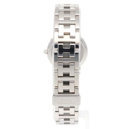 Hermes Clipper Watch Stainless Steel Quartz Overhauled — view 6