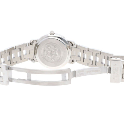 Hermes Clipper Watch Stainless Steel Quartz Overhauled — view 9