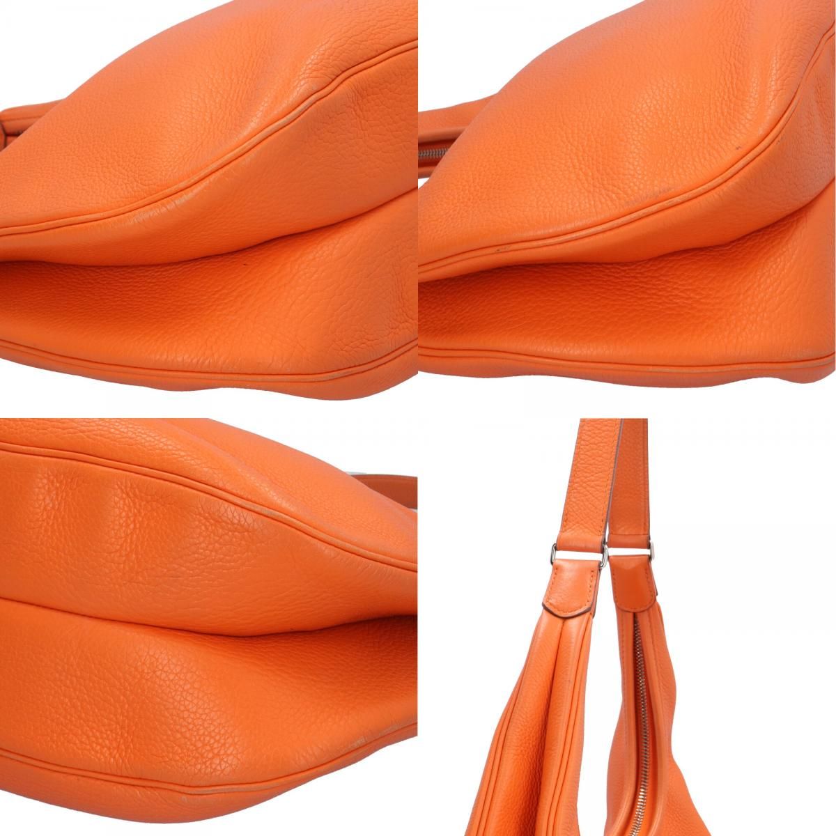 Hermes Gao Shoulder Bag Togo Orange — view 8