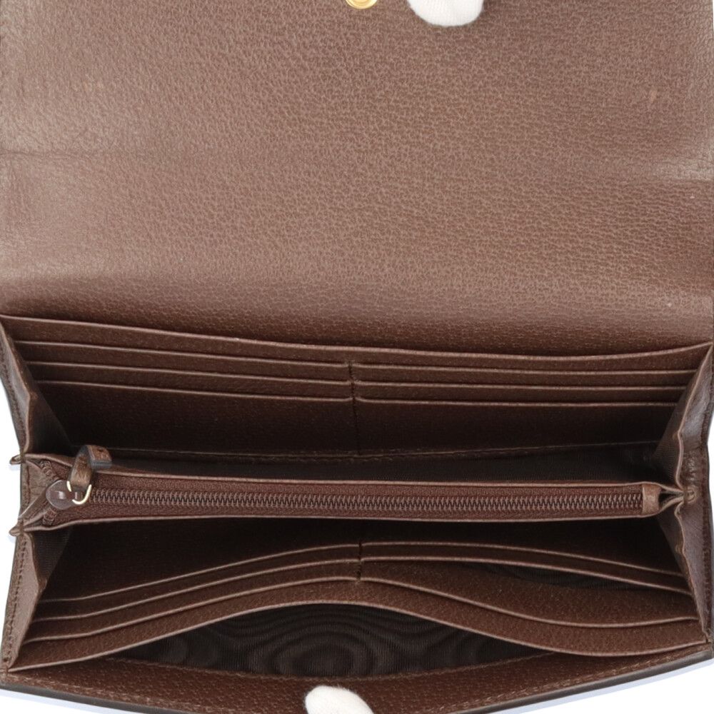 Gucci GG Continental Wallet Sherry Line Supreme Canvas — view 5