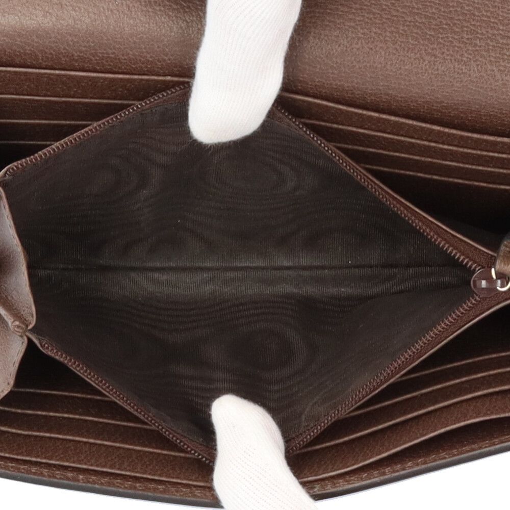 Gucci GG Continental Wallet Sherry Line Supreme Canvas — view 6