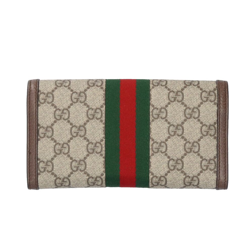 Gucci GG Continental Wallet Sherry Line Supreme Canvas — view 2